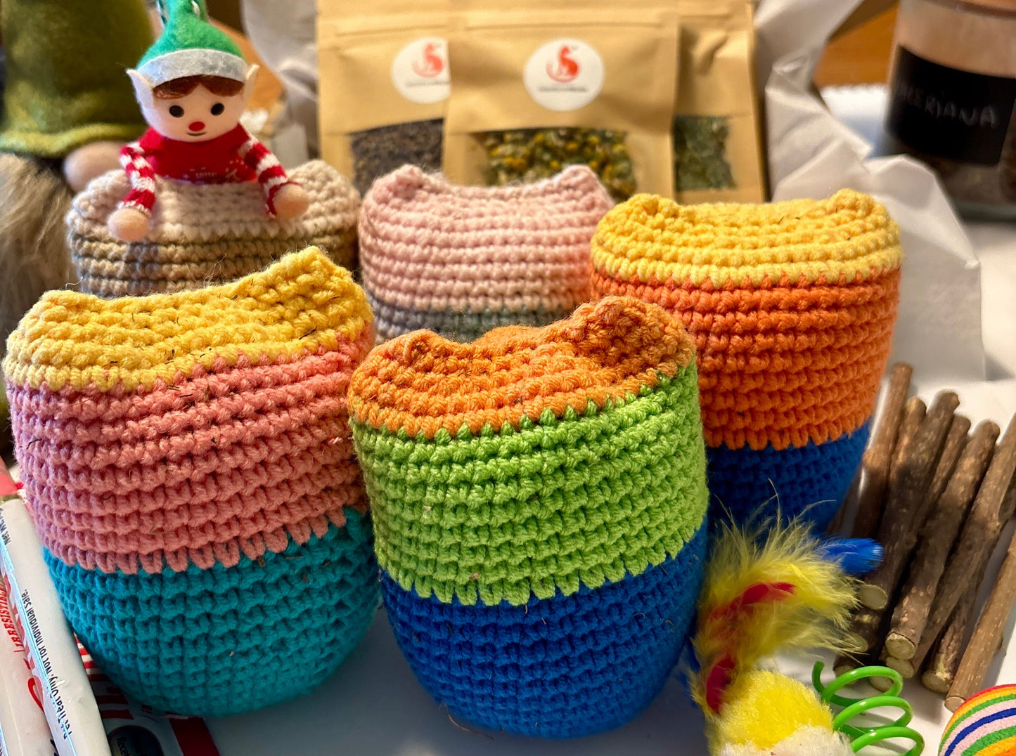 🎄 Edición NAVIDAD: Jardín Aromático para Gatos